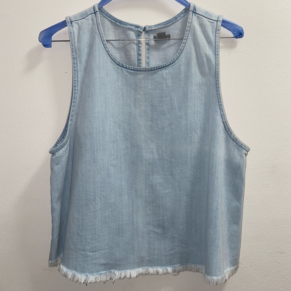 Summer Denim Aerie top